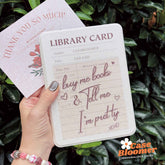 Buy Me Books Library Due Card Kindle Case, Kobo Case, Free Personalization